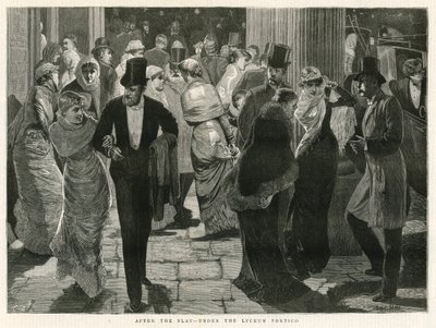 Nach dem Theater - unter dem Lyceum Portikus von English School