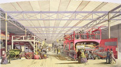 Landwirtschaft, aus Dickinsons umfassenden Bildern der Großen Ausstellung von 1851, veröffentlicht 1854 von English School