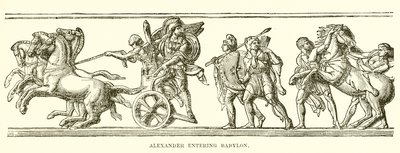 Alexander betritt Babylon von English School