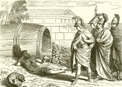 Alexanders Besuch bei dem Philosophen Diogenes von English School