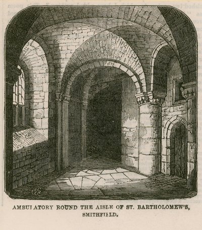 Ambulatorium um das Kirchenschiff von St. Bartholomäus von English School