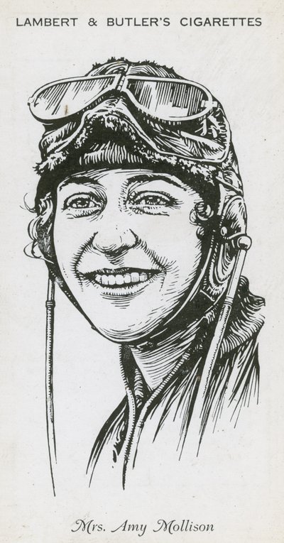 Amy Mollison, englische Fliegerin von English School