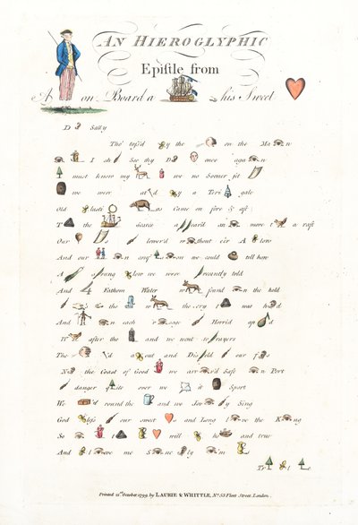 Ein Hieroglyphischer Brief von English School