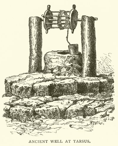 Antiker Brunnen in Tarsus von English School