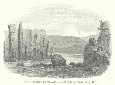 Angostura-Pass (Gravur) von English School