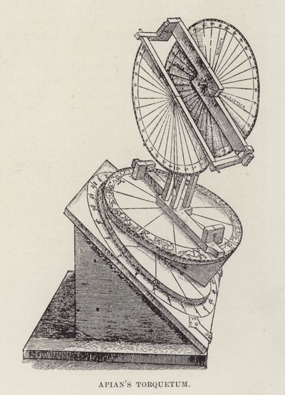Apians Torquetum (Lithografie) von English School