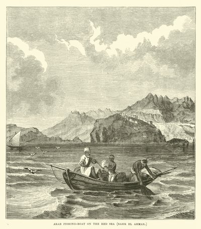 Arabisches Fischerboot am Roten Meer, Bahr el Ahmar von English School