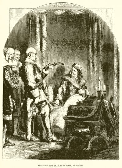 Verhaftung von König Charles durch Joyce in Holmby von English School
