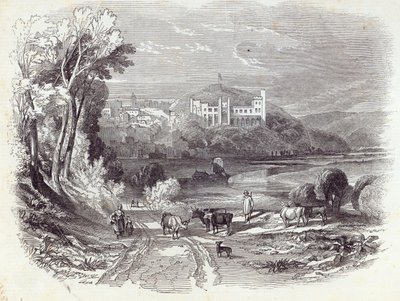 Arundel Castle und Stadt, aus 