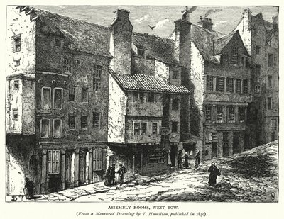 Versammlungshäuser, West Bow (Stich) von English School