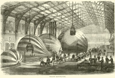 Ballonfabrik, Oktober 1870 von English School