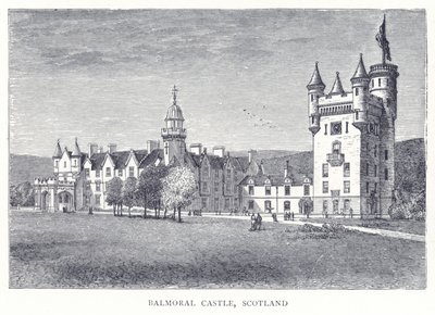Balmoral Castle, Schottland von English School