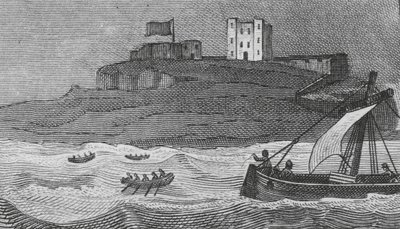 Bamborough Castle von English School