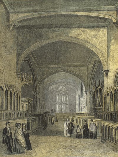 Bangor Kathedrale, der Chor von English School