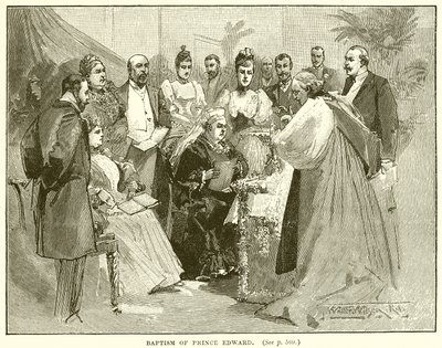 Taufe von Prinz Edward von English School