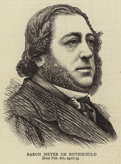 Baron Meyer de Rothschild (Stich) von English School