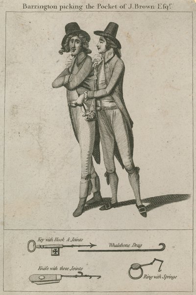 Barrington stiehlt die Tasche von J. Brown Esq. von English School