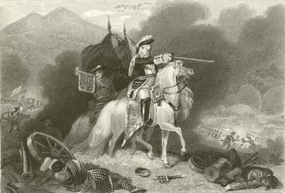 Schlacht von Culloden von English School