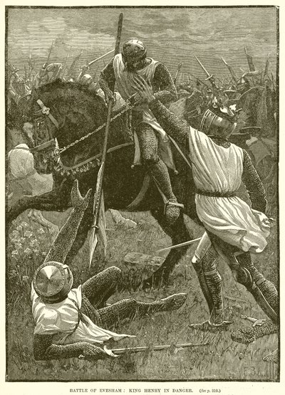 Schlacht von Evesham: König Heinrich in Gefahr von English School