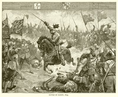 Schlacht bei Naseby, 1645 von English School