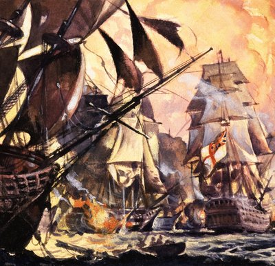 Schlacht von Trafalgar von English School