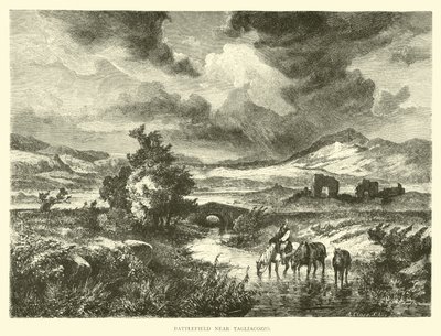 Schlachtfeld bei Tagliacozzo von English School
