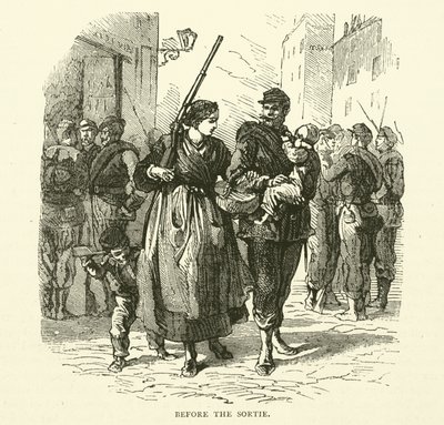 Vor dem Ausfall, Januar 1871 von English School