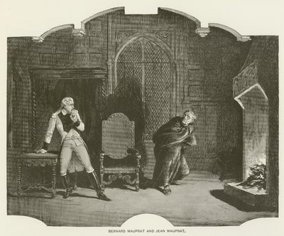 Bernard Mauprat und Jean Mauprat (Gravur) von English School