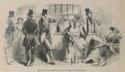 Blue Posts Hotel und Taverne, Haymarket von English School