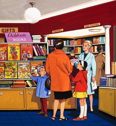 Buchverkäuferin von English School