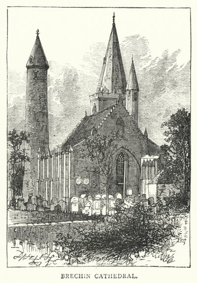 Kathedrale von Brechin (Stich) von English School