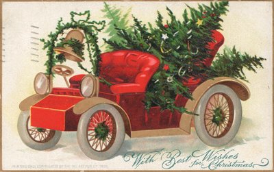 Britische Weihnachtskarte von English School