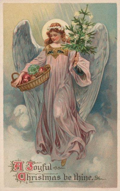 Britische Weihnachtskarte von English School