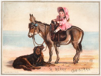 Britische Weihnachtskarte von English School