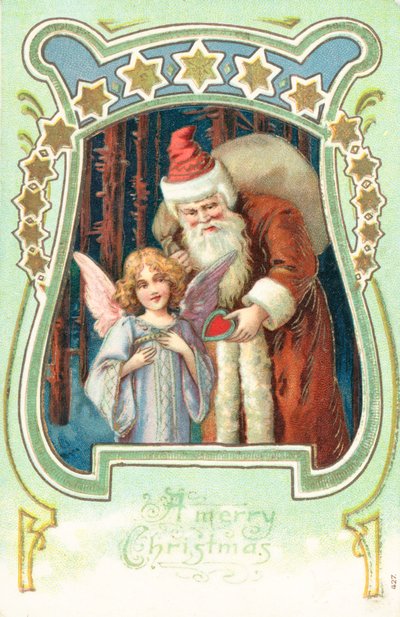 Britische Weihnachtskarte von English School