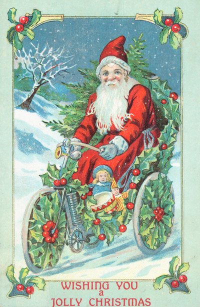 Britische Weihnachtskarte von English School