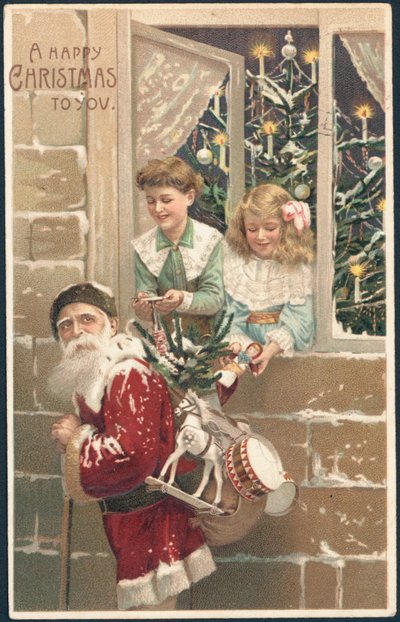 Britische Weihnachtskarte von English School