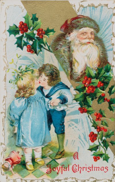 Britische Weihnachtskarte von English School