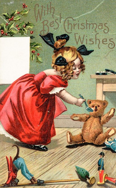 Britische Weihnachtskarte von English School
