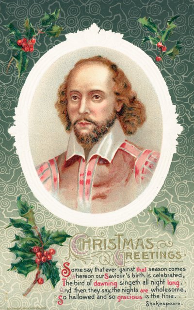 Britische Weihnachtskarte von English School