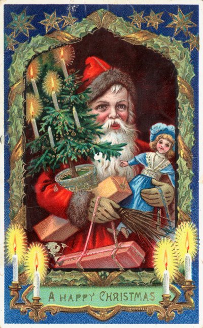 Britische Weihnachtskarte von English School
