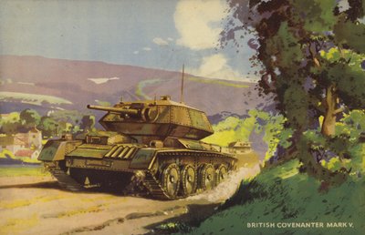 Britischer Covenanter Mark V Panzer, Zweiter Weltkrieg von English School