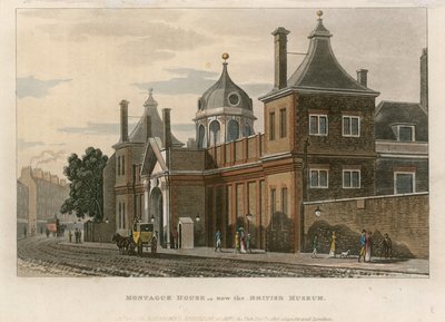 British Museum im Montague House von English School