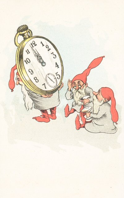 Britische Neujahrskarte von English School