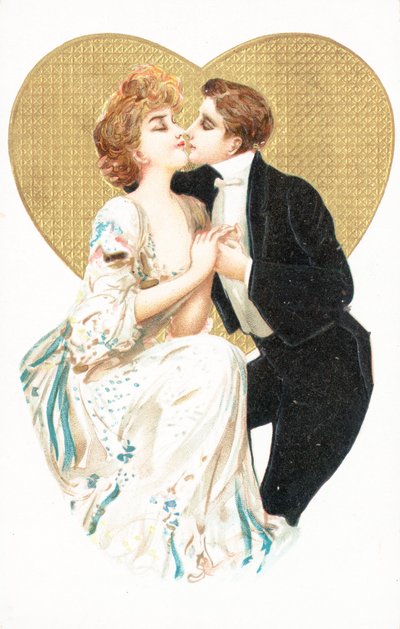 Britische Valentinskarte von English School