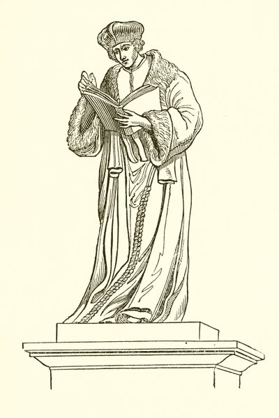 Bronzestatue von Erasmus in Rotterdam von English School