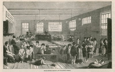 Brook Street, Armenschule und Industrieschule von English School