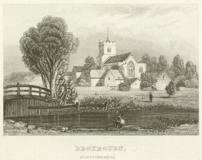 Broxbourn, Hertfordshire (Stich) von English School
