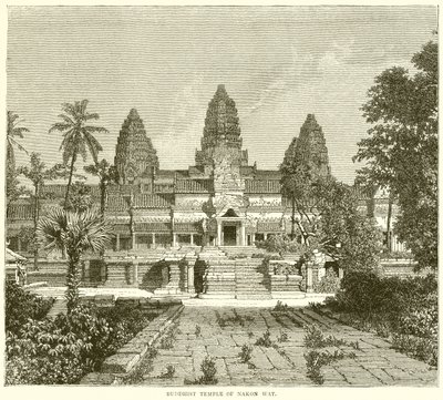 Buddhistischer Tempel von Nakon Wat von English School