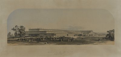Gebäude für die Große Ausstellung in London, 1851 von English School